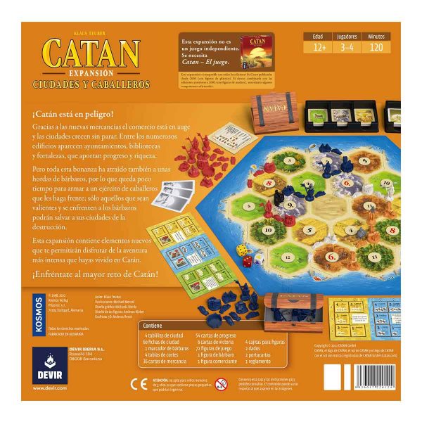 Catan Ciudades Y Caballeros Ampliación